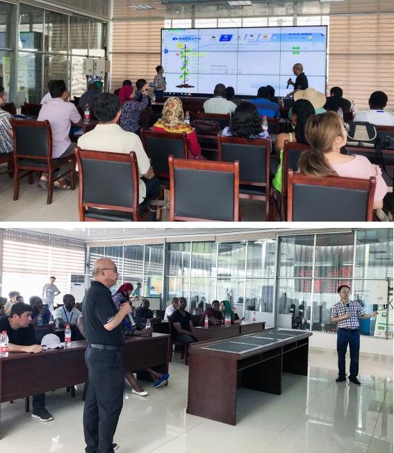 ÖìÐñ»ª¸±×ܾÀíÏòÑÐÐÞ°à´ú±í½²½âÖÇ»ÛÅ©ÒµÔÆÆ½Ì¨