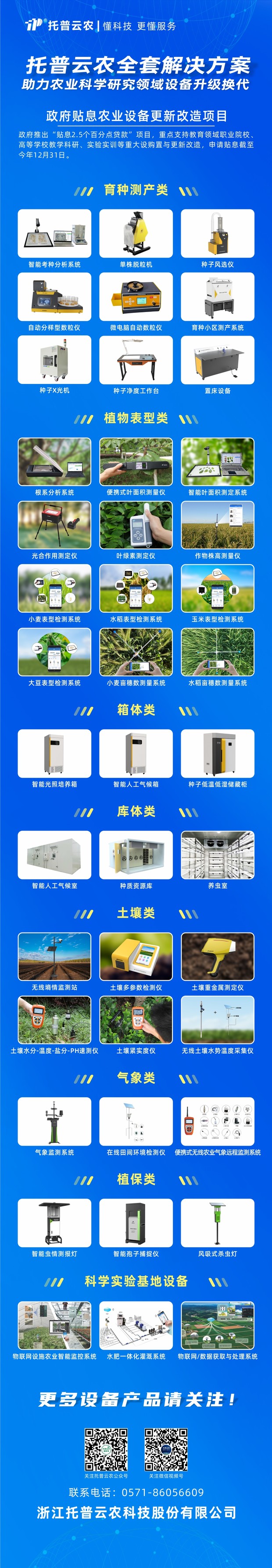 贴息贷款采购科学仪器 托普云农助力设备更新改造